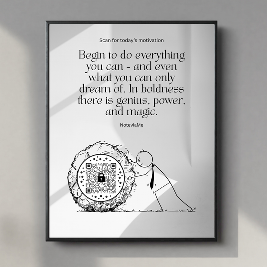 Motivational QR Poster – Find Your Way