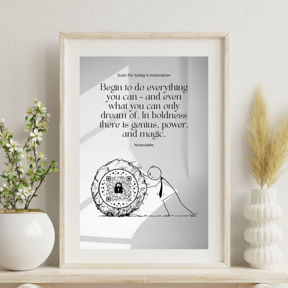 Motivational QR Poster – Find Your Way