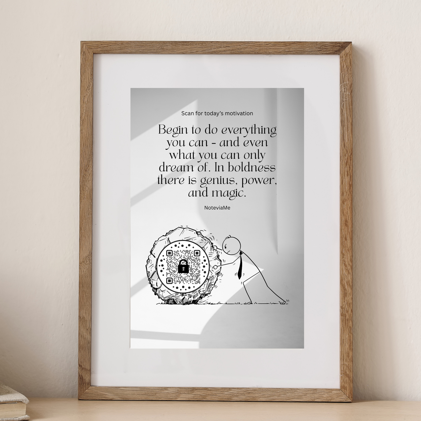 Motivational QR Poster – Find Your Way