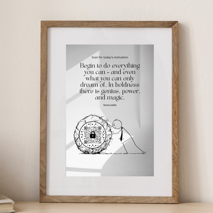 Motivational QR Poster – Find Your Way